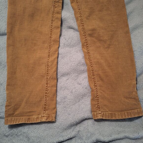 Altar'd State Women Brown Denim Cargo Straight Button-Roll-Up-Leg Size 27 - Picture 11 of 16